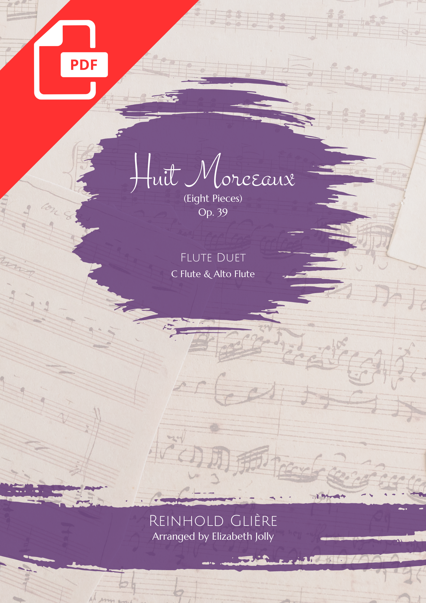 Glière: Huit Morceax (8 Pieces), Op. 39